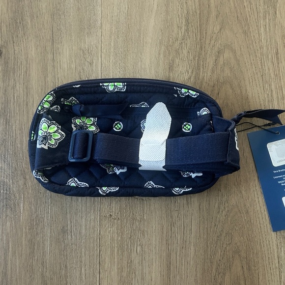 Vera Bradley Seattle Seahawks Cotton Mini Belt Bag (Navy/Neon Green Bandana) NWT - Picture 5 of 6